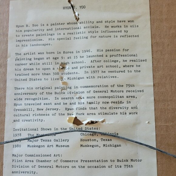 Artist Hyun B. Yoo Signed And Numbered Art Print - Picture 3 of 5